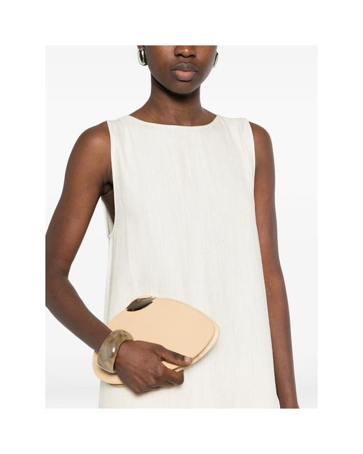 Benedetta Bruzziches Natural Small Belle De Jour Crossbody Bag