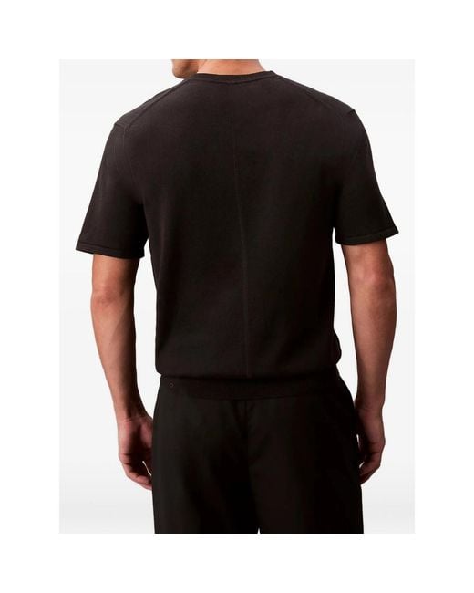 Calvin Klein Black T-Shirt Crew Neck for men