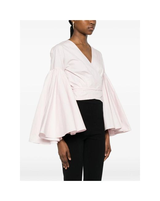 Jacquemus Pink Wrap Top