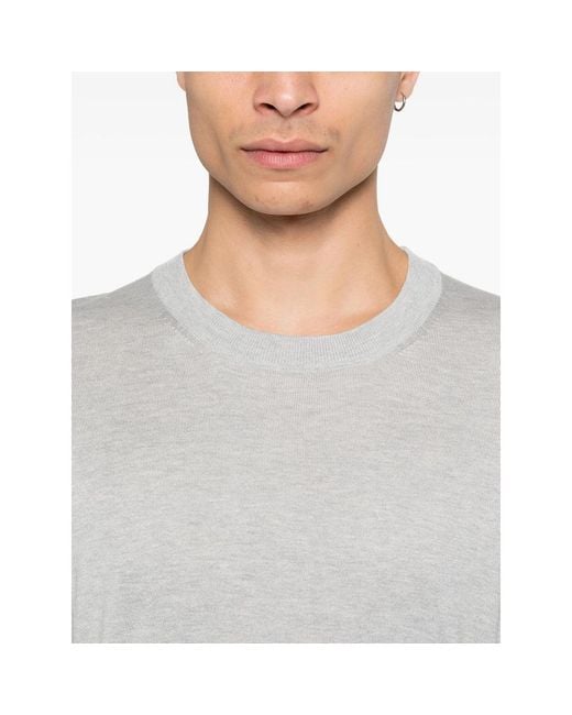 Fileria White Round-Neck T-Shirt for men