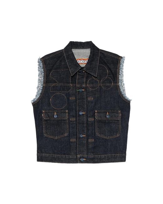 KENZO Blue Vests for men
