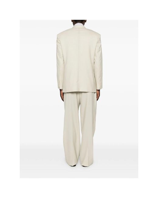 Reveres 1949 White Double-Breasted Suit for men