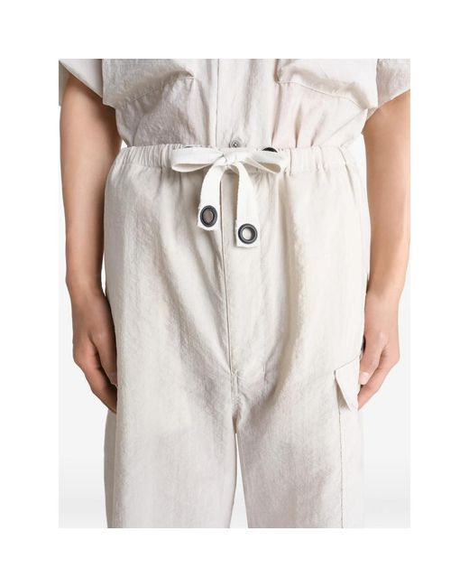 Lemaire White Neutrals Shorts for men