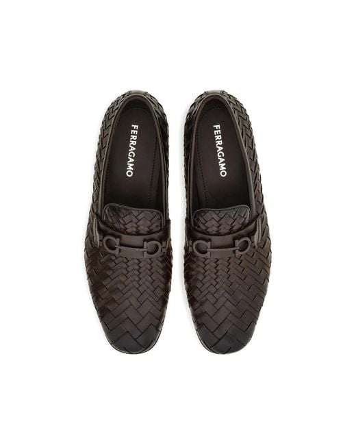 Ferragamo Black Loafers for men
