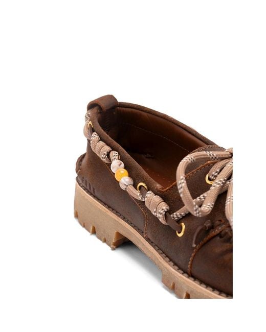 Golden Goose Deluxe Brand Brown Boat Shoes for men