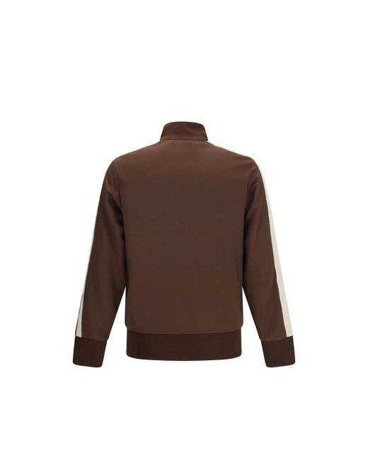 Palm Angels Brown Classic Logo Track Jacket for men