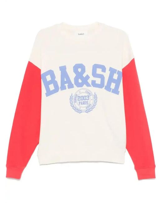 Ba&sh Red Benjamin Sweatshirt