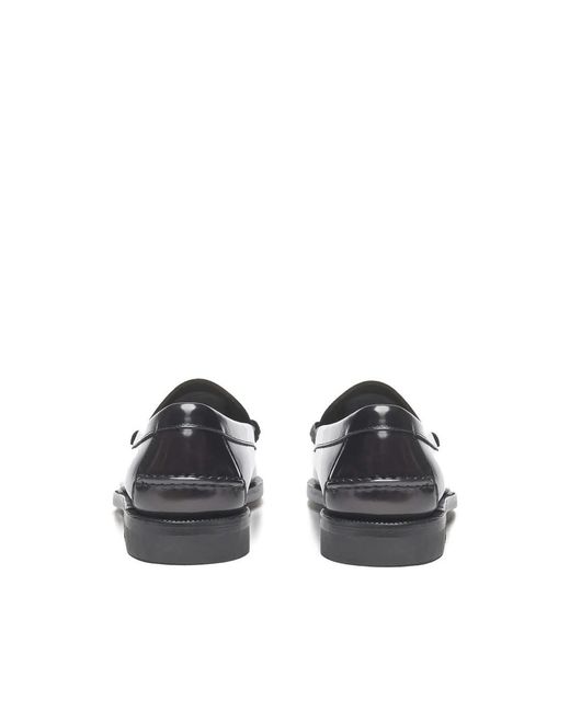 Sebago Black Dan Leather Loafers