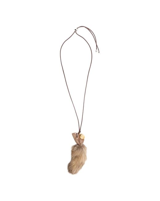 YVMIN Metallic Squirrel Acorn Necklace