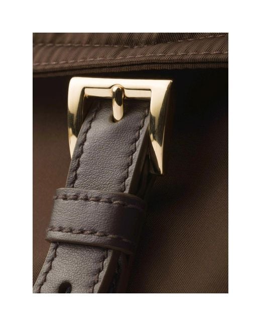 Prada Brown Explore Medium Re-Nylon Shoulder Bag With Flap