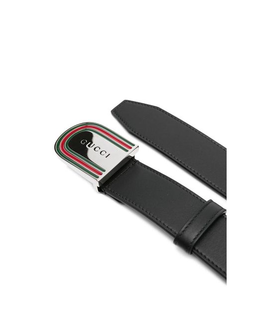 Gucci Black Belts for men