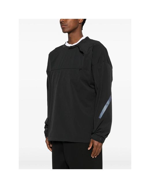 Adidas X Entire Studios Black X Entire Studios Reflective-Detail Performance Sweatshirt for men