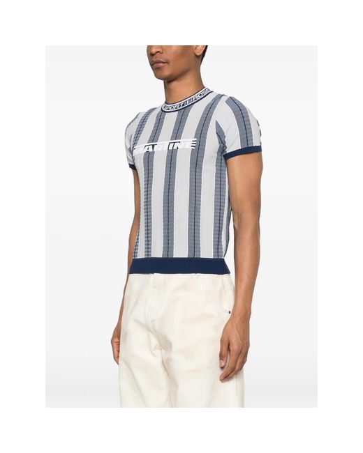 Martine Rose Blue T-Shirts & Vests for men