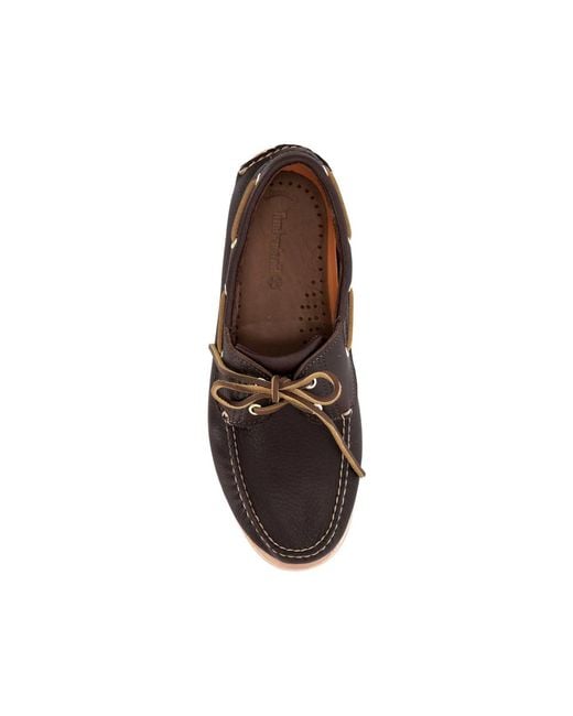 Timberland Brown Boat Shoes Leather for men