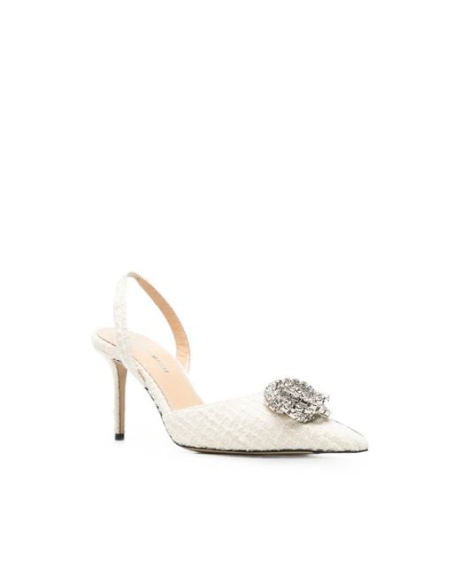 Mach & Mach White Shoes