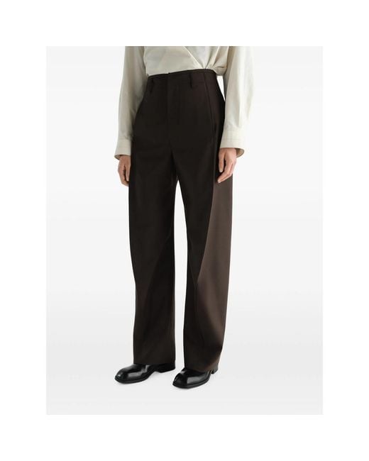 Lemaire Brown Baggy Pants