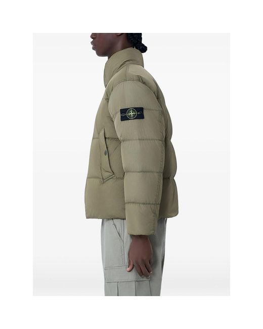 Stone Island Green Jackets for men