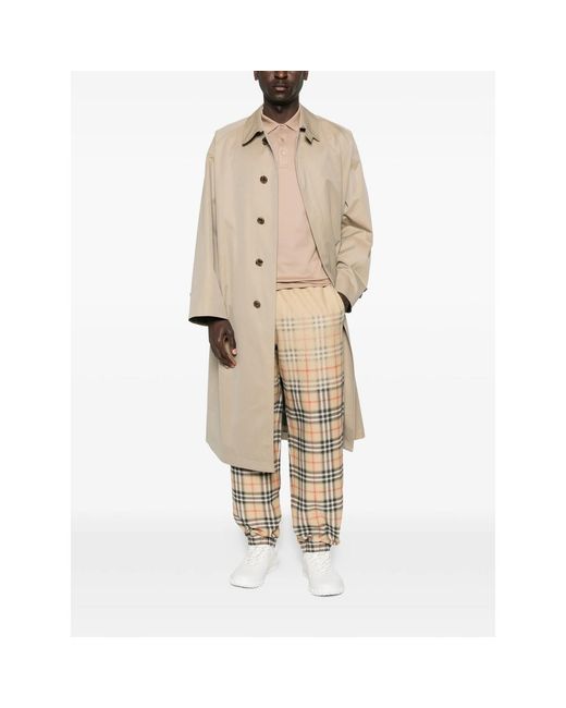 Burberry Natural Gradient Check Track Pants for men