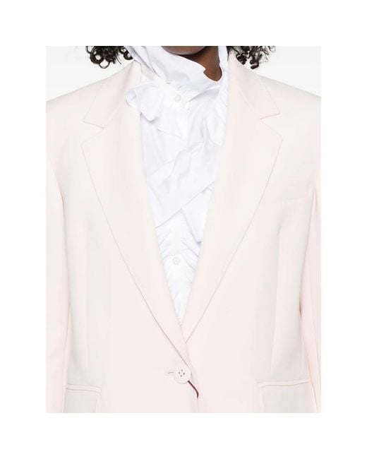 Max Mara Pink Mstbosco Pocket Blazer