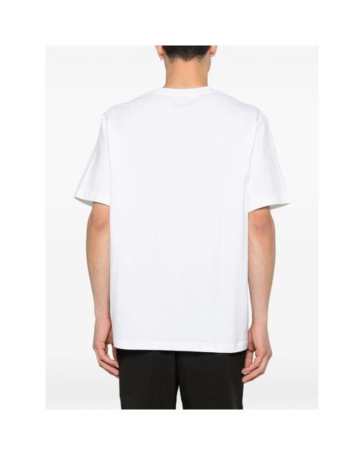 Calvin Klein White Embossed T-Shirt for men