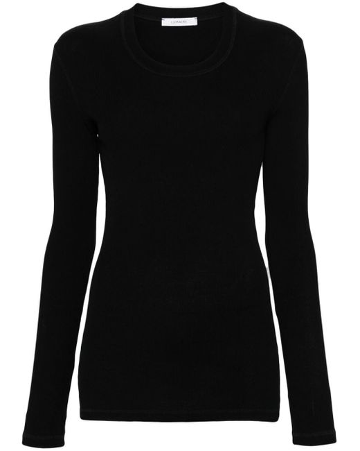 Lemaire Black Long-Sleeve T-Shirt