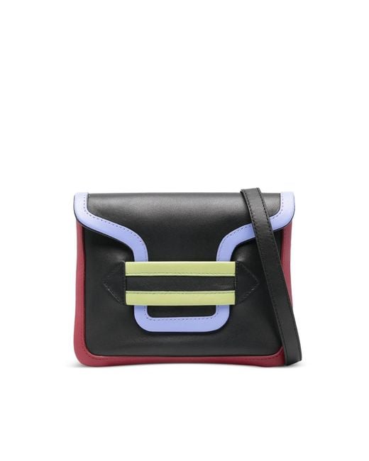 Pierre Hardy Black Colourblock Strap Clutch