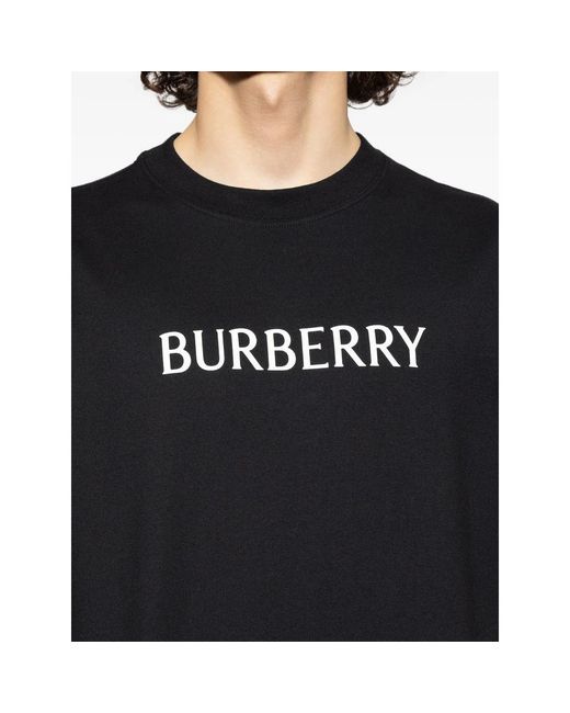 Burberry Black T-Shirt 'Seth' for men