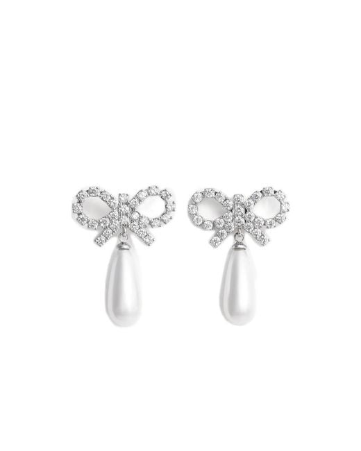 Self-Portrait Jewellery Silver, White