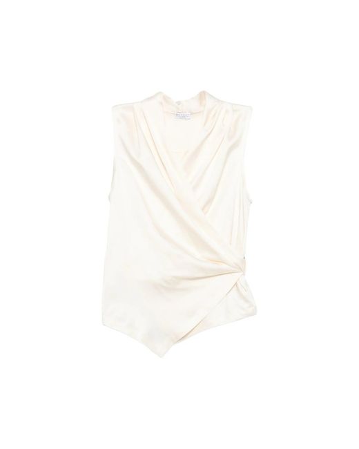 Brunello Cucinelli White Blouses