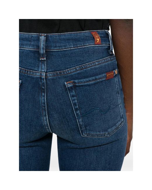 7 For All Mankind Blue The Leggy Bootcut Jeans