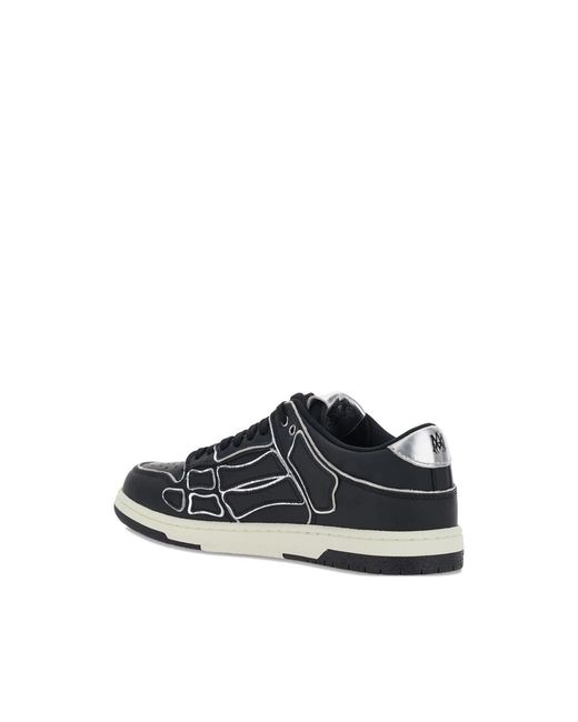 Amiri Black Skel Top Perforated Sneakers for men