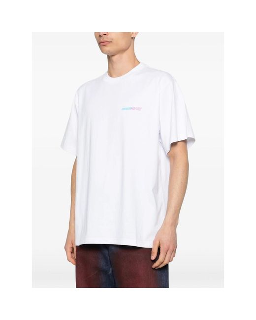 Awake Couture White Gradient Sport T-Shirt for men