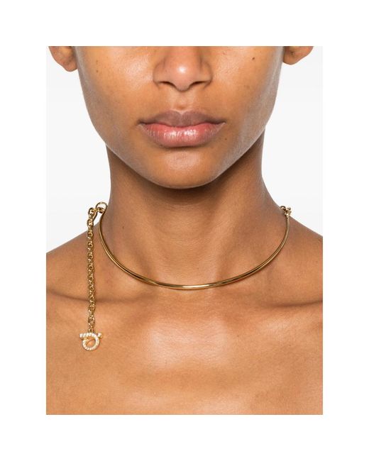 Ferragamo Metallic Necklaces