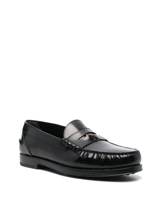 Tod's Leather High-shine Finish Loafers 