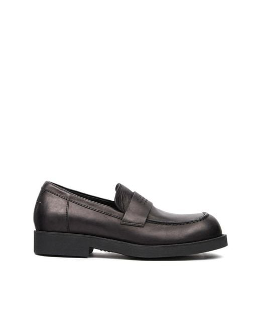 MM6 by Maison Margiela Black City Biker Loafers for men