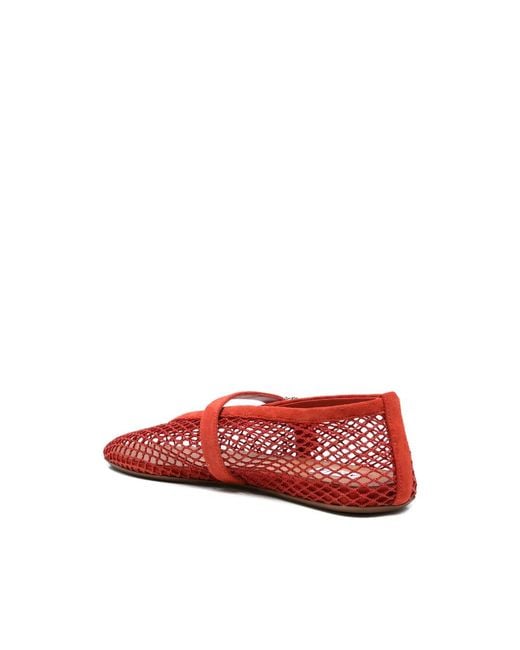 Alaïa Red Ballet Flats