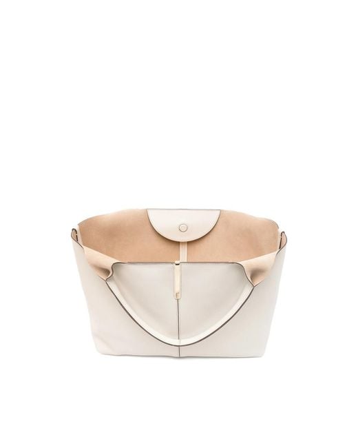 Tod's White Neutrals Tote Bags