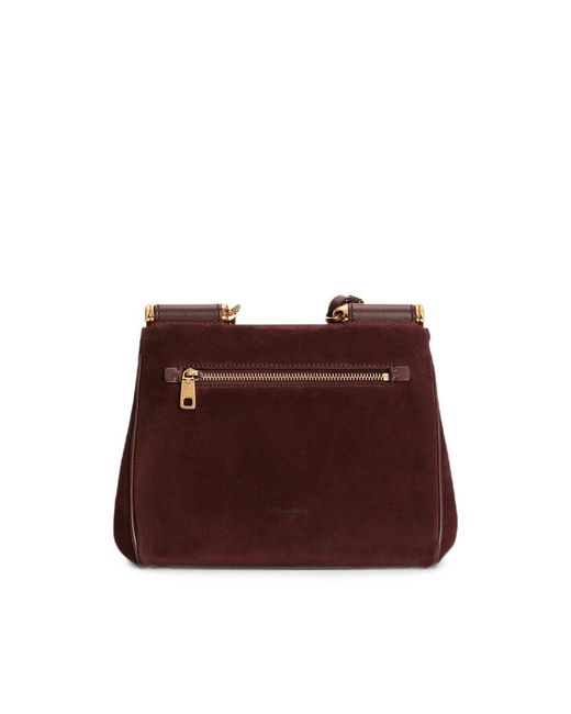 Dolce & Gabbana Brown Small My Sicily Handbag