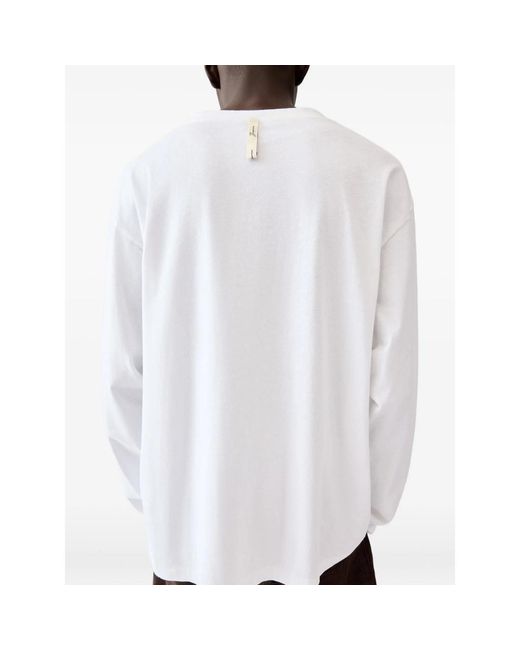 Jacquemus White The Long-Sleeve T-Shirt for men