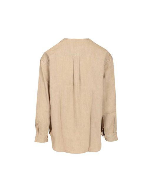 Jacquemus Natural Neutrals Shirts for men