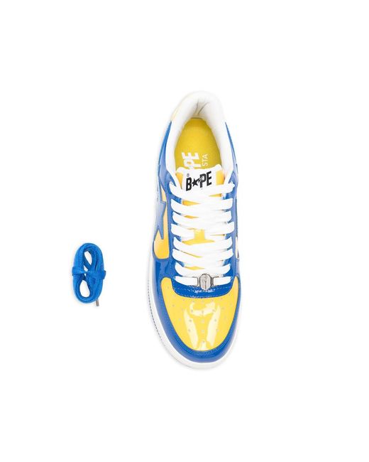 A Bathing Ape Blue Sneakers for men