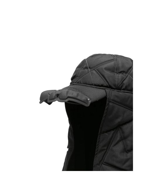 Innerraum Black Quilted Adjustable Hat for men