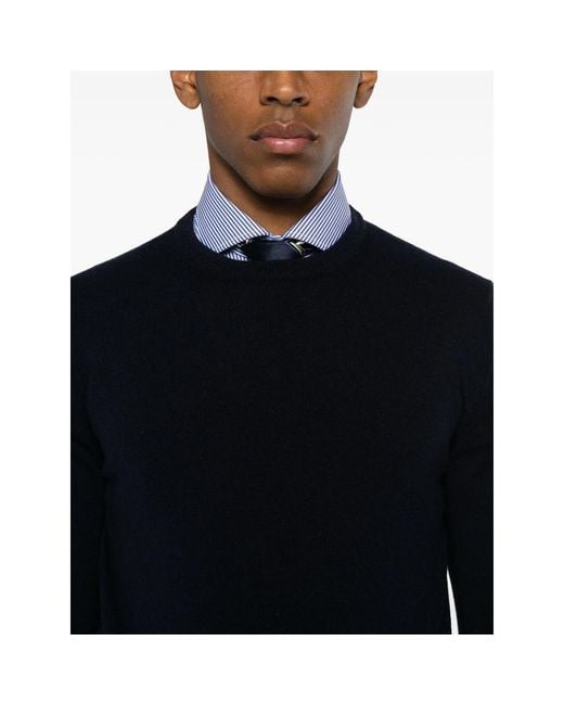 Eraldo Black Crew-Neck Sweater for men