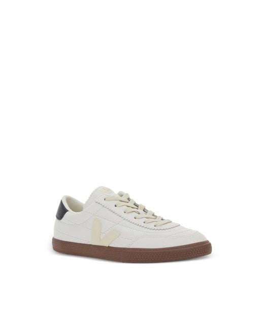 Veja White Panenka Leather Sneakers for men
