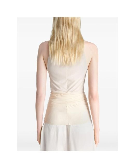 Lemaire White Sleeveless Tops