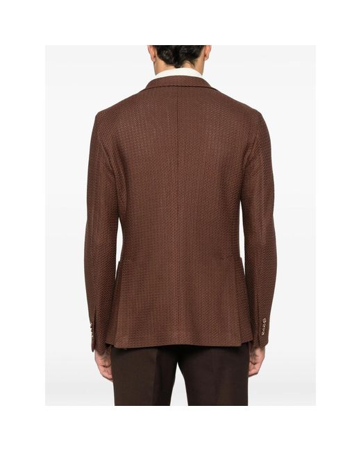 Tagliatore Brown Jacket for men