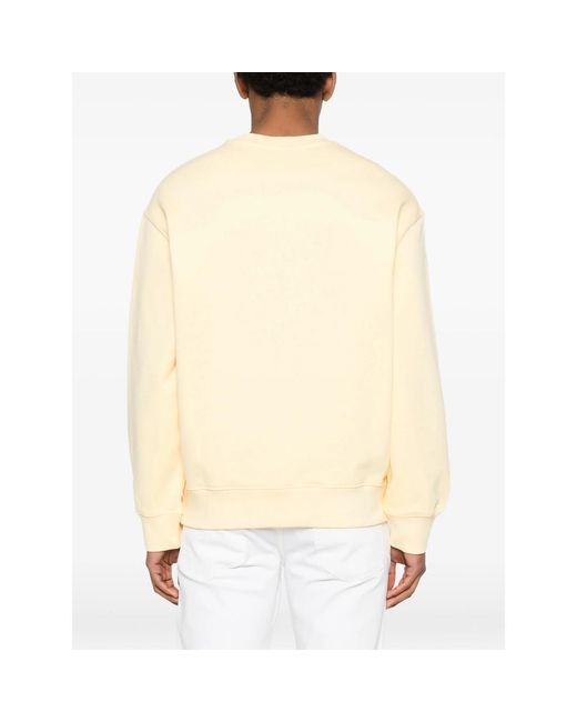 Maison Kitsuné Natural Embroidered Sweatshirt for men