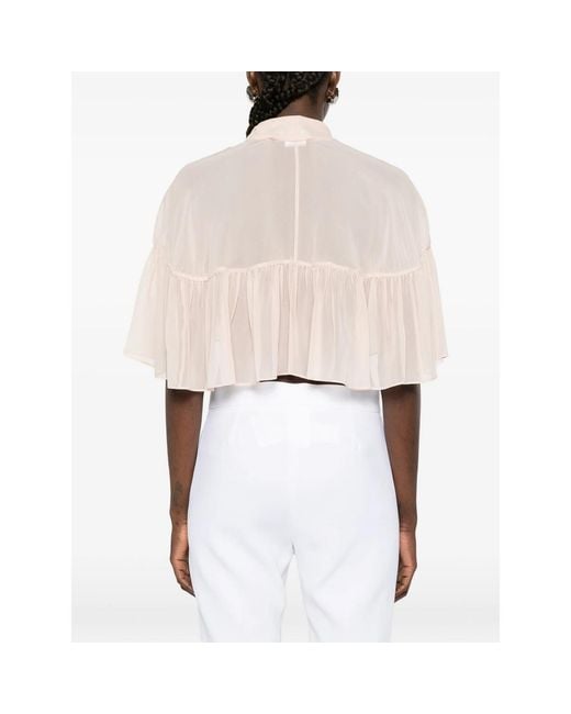 Max Mara Natural Negozi Cape Shirt