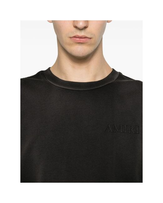 Amiri Black T-Shirts & Vests for men