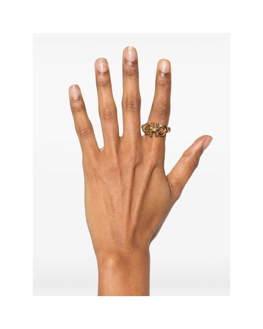 Ferragamo Metallic Rings